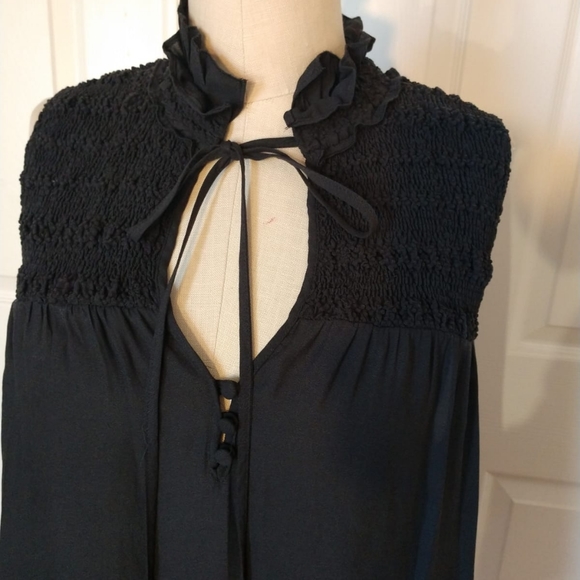 Free People Ruched Ruffle Tank Top - Picture 6 of 12